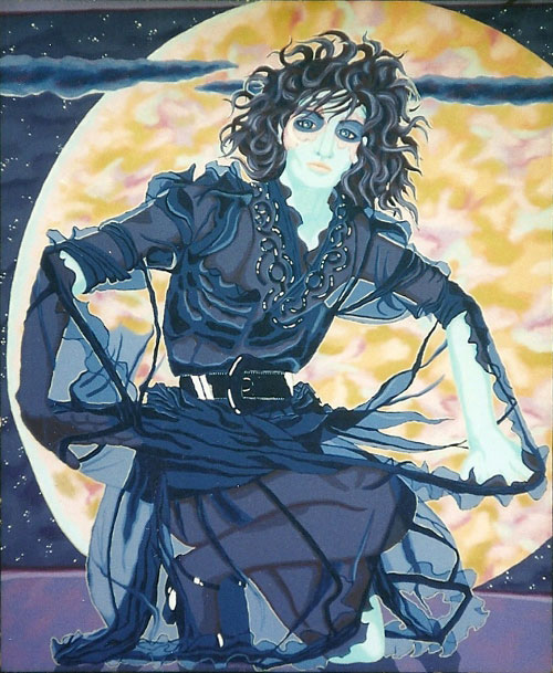 Woman Dancing In Moonlight "Diaphonous"  |  59" x 48"