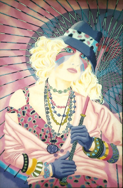 Woman With Hat And Umbrella—Olivia
